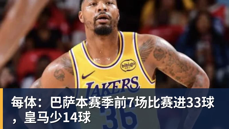 每体：巴萨本赛季前7场比赛进33球，皇马少14球